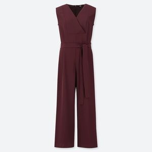 Maroon Uniqlo Jumpsuit